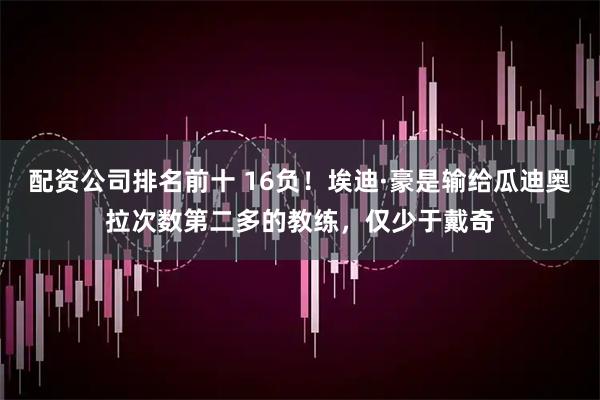 配资公司排名前十 16负！埃迪·豪是输给瓜迪奥拉次数第二多的教练，仅少于戴奇
